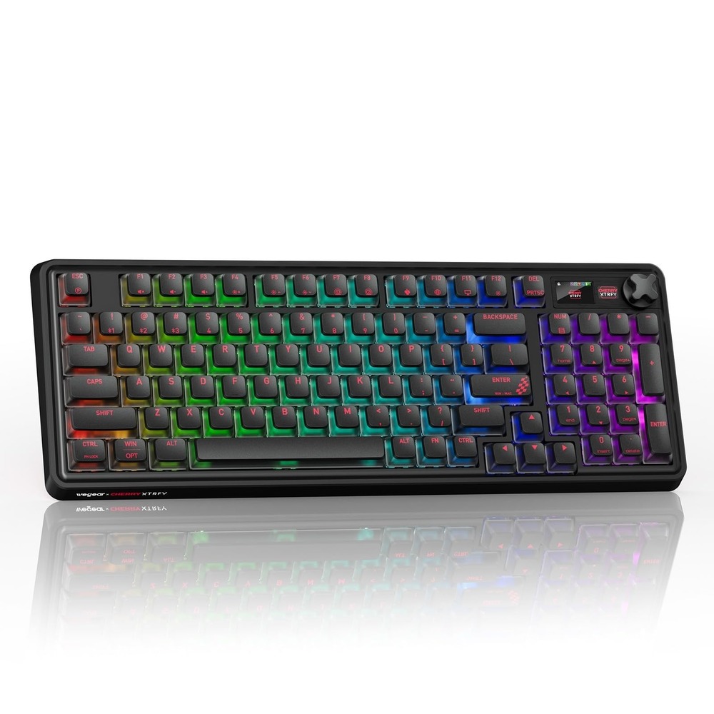 Wegear PIXIU 98 Mechanical Gaming Keyboard Cherry MX2A Red Switches 8K Hz RGB